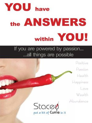 cover image of YOU Have the ANSWERS within YOU!
